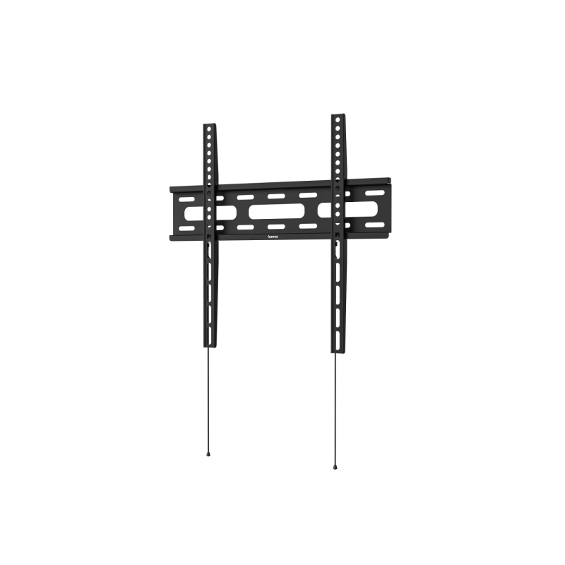 Support mural fixe Hama pour téléviseurs jusqu'à 75 pouces - Poids maximal : 40 kg - VESA 400 x 400 mm - Acier - Niveau à bulle