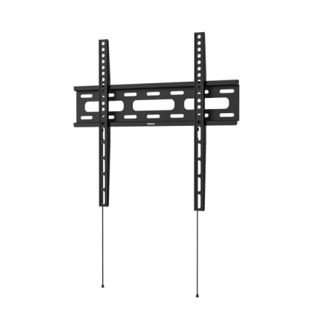 Support mural fixe Hama pour téléviseurs jusqu'à 75 pouces - Poids maximal : 40 kg - VESA 400 x 400 mm - Acier - Niveau à bulle