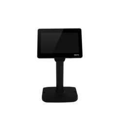Écran client LCD pour point de vente - 7 pouces environ - Hauteur réglable - Noir