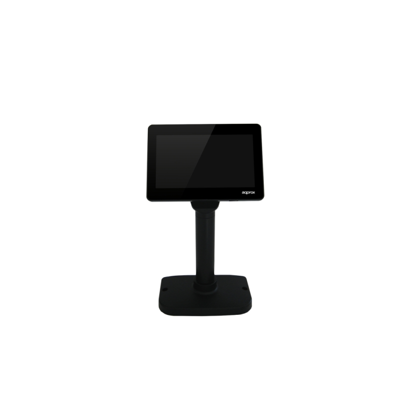 Écran client LCD pour point de vente - 7 pouces environ - Hauteur réglable - Noir