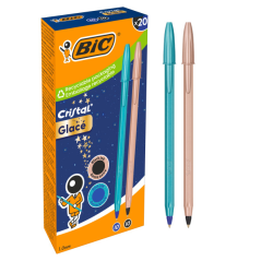 Boîte de 20 stylos Bic colorés