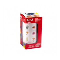 ✅ Apli Rouleau de Gomets de Fleurs - Adhésif Permanent - 900 Gomets - Favorise la Psychomotricité et la Créat en stock