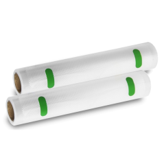 Cecotec Lot de 2 rouleaux de 6 m pour machine sous vide - Température réglable - Largeur : 20 cm - Transparent