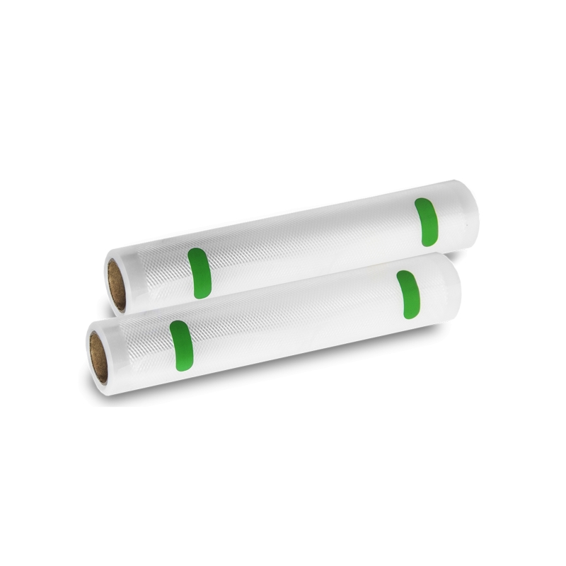 Cecotec Lot de 2 rouleaux de 6 m pour machine sous vide - Température réglable - Largeur : 20 cm - Transparent