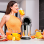 Extracteur de jus électrique manuel Cecotec Xqueeze Bullet Pro - Puissance 600 W - Bec verseur anti-gouttes - Acier inoxydable