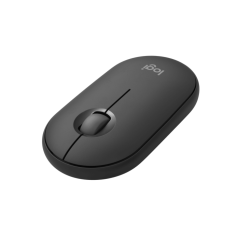 Souris sans fil USB Logitech Pebble Mouse 2 M350s 1000 dpi - Multi-appareils - Utilisation ambidextre - Couleur graphite