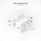 Chargeur Mural USB-C/PD Nanocable 20W - Blanc