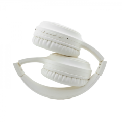 Casque Coolbox Air40 BT - ANC - Son Surround - Connectivité sans fil avancée - Couleur blanche