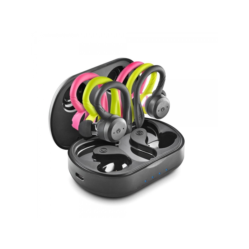 Écouteurs de sport Bluetooth 5.3 TWS NGS Artica Jogger - Comprend 3 écouteurs en silicone de différentes couleurs - Mains