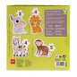 Apli Puzzle Ma Première Savane - 16 Grandes Pièces - 4 Dessins d'Animaux - Pouvoir Psychomoteur et Concentration