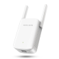Répéteur/amplificateur Wi-Fi Mercusys ME60X - Jusqu'à 1500 Mbps - Wi-Fi 6 - 1 port RJ-45 Gigabit - Bouton WPS - Blanc