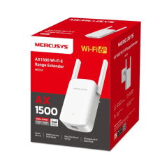 Répéteur/amplificateur Wi-Fi Mercusys ME60X - Jusqu'à 1500 Mbps - Wi-Fi 6 - 1 port RJ-45 Gigabit - Bouton WPS - Blanc