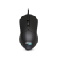 Souris filaire Urban Factory Cyclee - 1200 dpi - Connexion USB-A - Adaptateur USB-C - Utilisation ambidextre - Noir