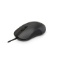 Souris filaire Urban Factory Cyclee - 1200 dpi - Connexion USB-A - Adaptateur USB-C - Utilisation ambidextre - Noir