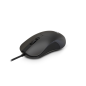 Souris filaire Urban Factory Cyclee - 1200 dpi - Connexion USB-A - Adaptateur USB-C - Utilisation ambidextre - Noir
