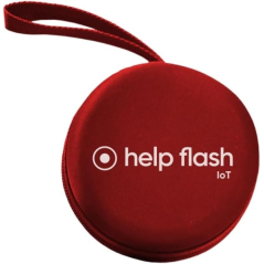 Housse de protection pour balise Help Flash V16 - Néoprène - Rouge