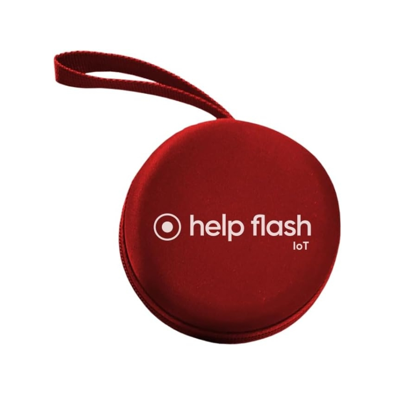 Housse de protection pour balise Help Flash V16 - Néoprène - Rouge