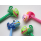 Lot de 36 stylos gel pointe fine Bismark Animals caméléon