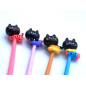 Lot de 36 stylos gel Bismark motif chat, pointe fine, encre noire