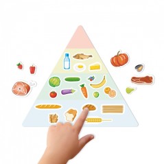 ✅ Apli Sachet de Gomets sur le thème des aliments sains - Adhésif amovible - Illustrations amusantes - Favoris en stock