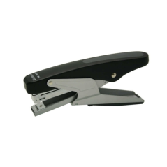Agrafeuse-pince Bismark - Capacité d'agrafage : 20 feuilles - Conception ergonomique - Grande durabilité - Noire