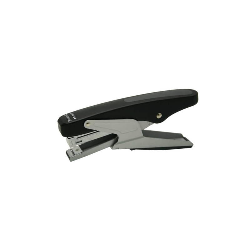 Agrafeuse-pince Bismark - Capacité d'agrafage : 20 feuilles - Conception ergonomique - Grande durabilité - Noire