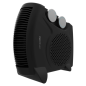 Chauffage électrique double Cecotec ReadyWarm 2000 Max - 2000 W - 3 modes de chauffage - Thermostat réglable - Portable et