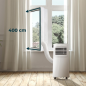 Store Cecotec pour fenêtres oscillo-battantes de 400 cm - Fermeture facile - Polyester - Isolation extérieure - Fermeture