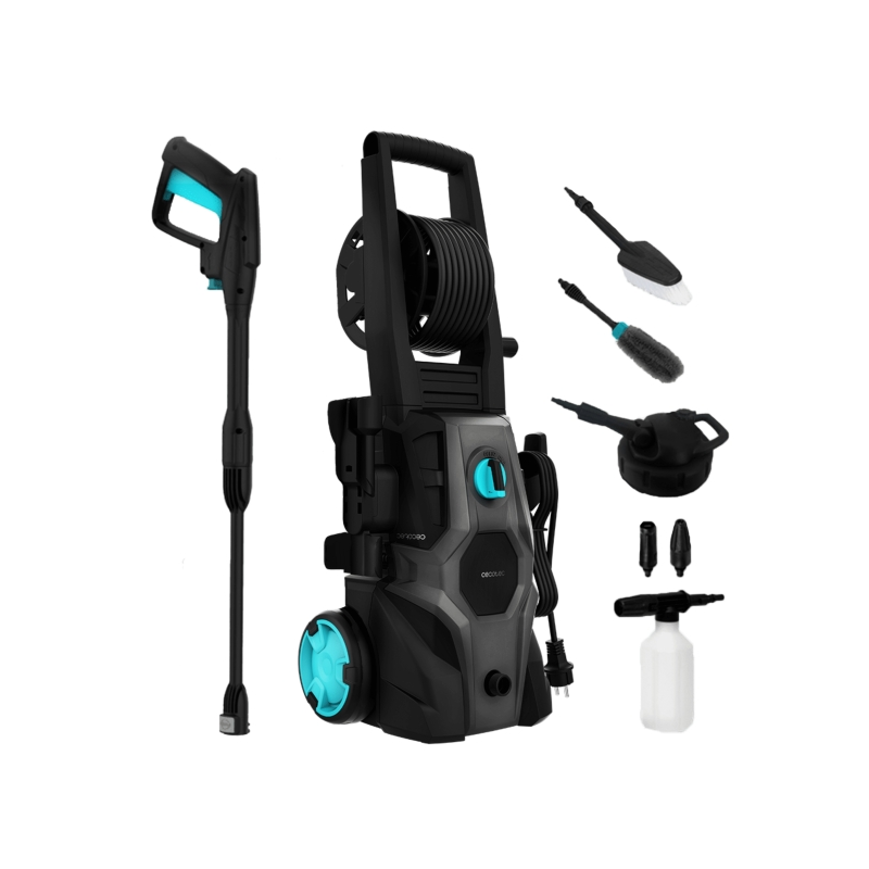 Nettoyeur haute pression professionnel Cecotec HydroBoost 2000 pour voiture et jardin - 2000 W - Pression de 150 bars - Débit