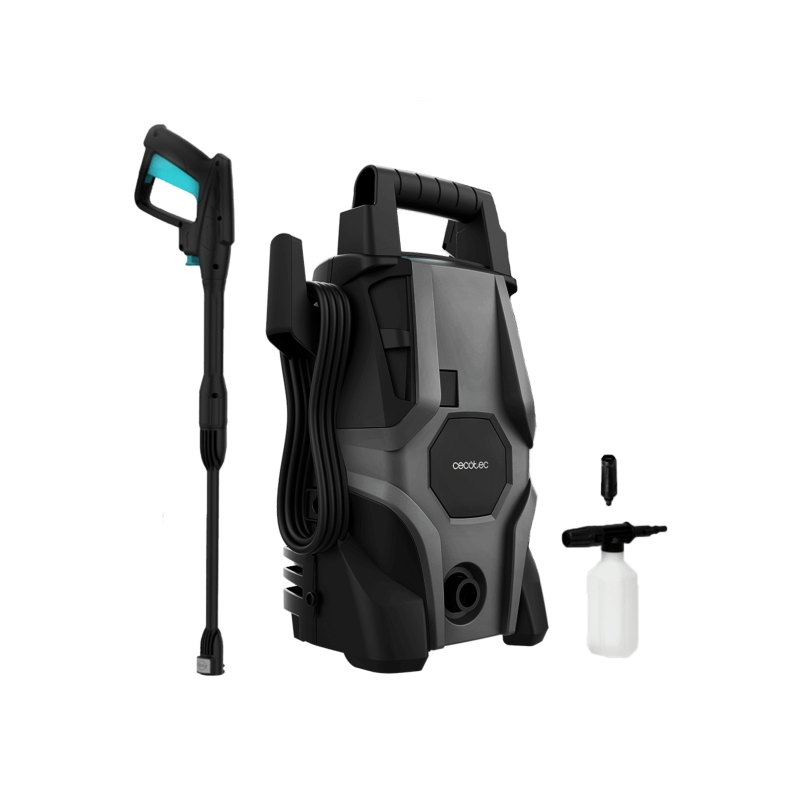 Nettoyeur haute pression Cecotec HydroBoost 1400 Essential - 1400 W - Pression de 105 bars - Débit de 426 l/h - Réservoir de