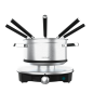 Appareil à fondue électrique Cecotec Fun Gourmet Advance - 1500 W - Acier inoxydable - Thermostat - Capacité 1,7 L - 8