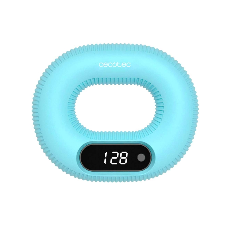 Cecotec Drumfit HandFit Appareil de renforcement des mains intelligent - Écran LED intelligent - Résistance de 14 kg - Base