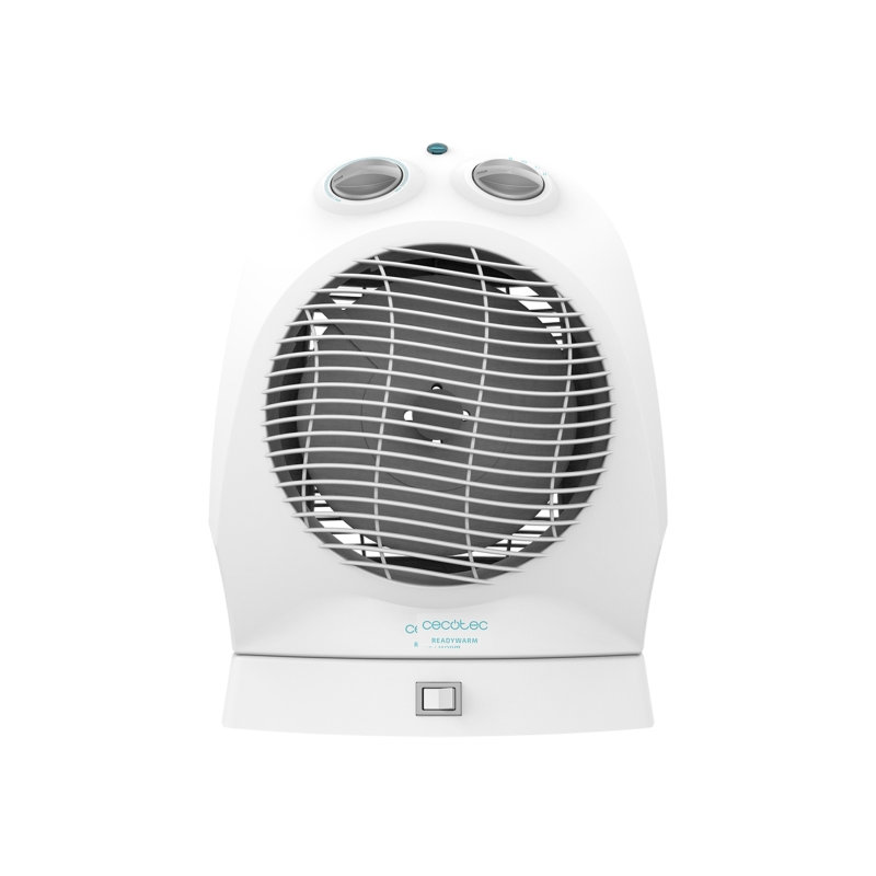 Chauffage électrique rotatif Cecotec ReadyWarm 9890 - 2400 W - Oscillation à 60° - 2 niveaux de puissance - 3 modes
