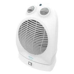 Chauffage électrique rotatif Cecotec ReadyWarm 9890 - 2400 W - Oscillation à 60° - 2 niveaux de puissance - 3 modes