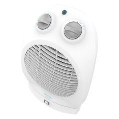 Chauffage électrique rotatif Cecotec ReadyWarm 9890 - 2400 W - Oscillation à 60° - 2 niveaux de puissance - 3 modes