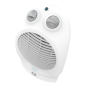 Chauffage électrique rotatif Cecotec ReadyWarm 9890 - 2400 W - Oscillation à 60° - 2 niveaux de puissance - 3 modes