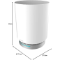 Purificateur d'air Cecotec TotalPure 1400 Style - 16 W - Faible consommation d'énergie - Portée jusqu'à 40 m³ - 3 vitesses