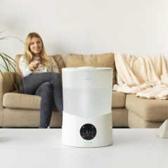 Humidificateur d'air intelligent Cecotec BreezeCare 2600 Light - 25 W - Réservoir de 3,2 L - Débit d'air de 260 ml/h