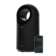 Chauffage électrique sans pales Cecotec ReadyWarm 8400 - 1500 W - Technologie sans pales - Contrôle Wi-Fi - Fonction
