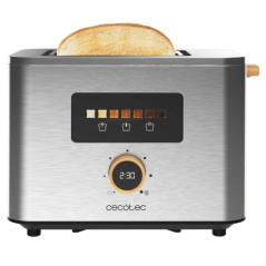 Grille-pain Cecotec TouchandToast à double fente - 950 W - Commandes tactiles et écran couleur - Centrage automatique - 7