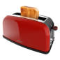 Grille-pain Cecotec Toastin' Time 850 à fentes longues - 850 W - Fentes larges - Acier inoxydable - Arrêt automatique et