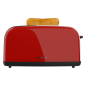 Grille-pain Cecotec Toastin' Time 850 à fentes longues - 850 W - Fentes larges - Acier inoxydable - Arrêt automatique et