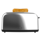 Grille-pain Cecotec Toastin' Time 850 à fentes longues - 850 W - Fente large jusqu'à 3,8 cm - 7 niveaux de brunissage - Système