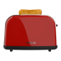 Grille-pain double fente Cecotec Toastin' Time 850 - Puissance 850 W - Fente large jusqu'à 3,8 cm - Acier inoxydable - Arrêt