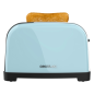 Grille-pain double Cecotec Toastin' Time 1700 à 4 fentes - 1700 W - Fentes larges - Acier inoxydable - Chauffe-pain - Fonctions