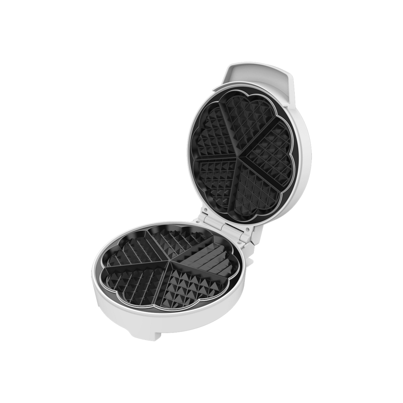 Gaufrier Cecotec Fun Gofrestone - Puissance 1000 W - Revêtement antiadhésif - Plaque ronde de 19 cm - Voyant lumineux