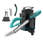 Aspirateur à cendres et granulés Cecotec Conga Ash 5000 - Puissance 1200 W - Capacité 20 L - Aspiration 18 kPa - Roues et