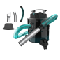 Aspirateur à cendres et granulés Cecotec Conga Ash 5000 - Puissance 1200 W - Capacité 20 L - Aspiration 18 kPa - Roues et
