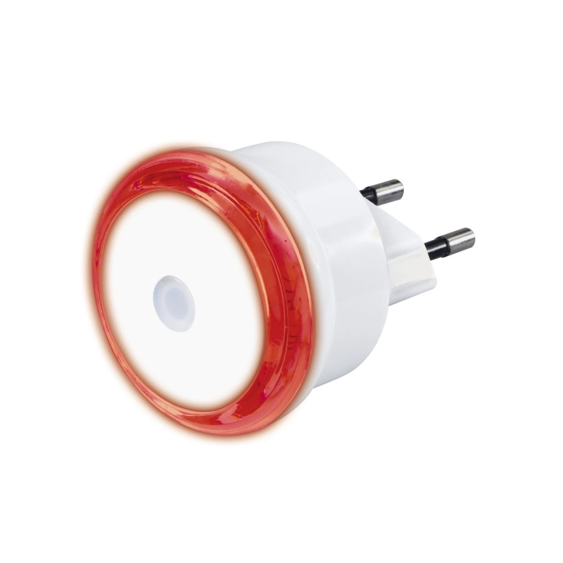 Veilleuse LED Hama Basic à brancher - IP20 - Capteur de luminosité - 5 x 5 x 7 cm - Blanche