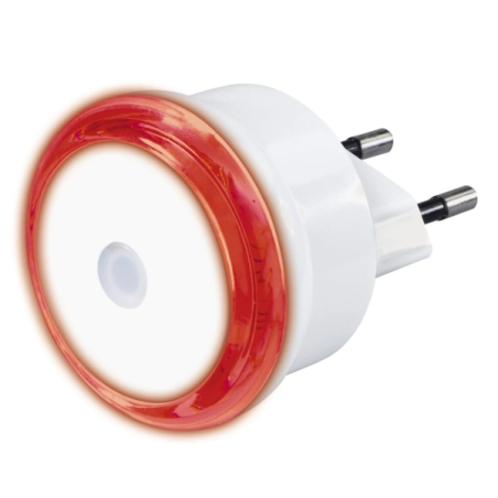 Veilleuse LED Hama Basic à brancher - IP20 - Capteur de luminosité - 5 x 5 x 7 cm - Blanche